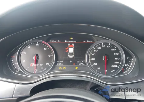 2014 Audi Rs 7 4.0 z USA, uszkodzony, nr VIN WUAW2CFC5EN900929